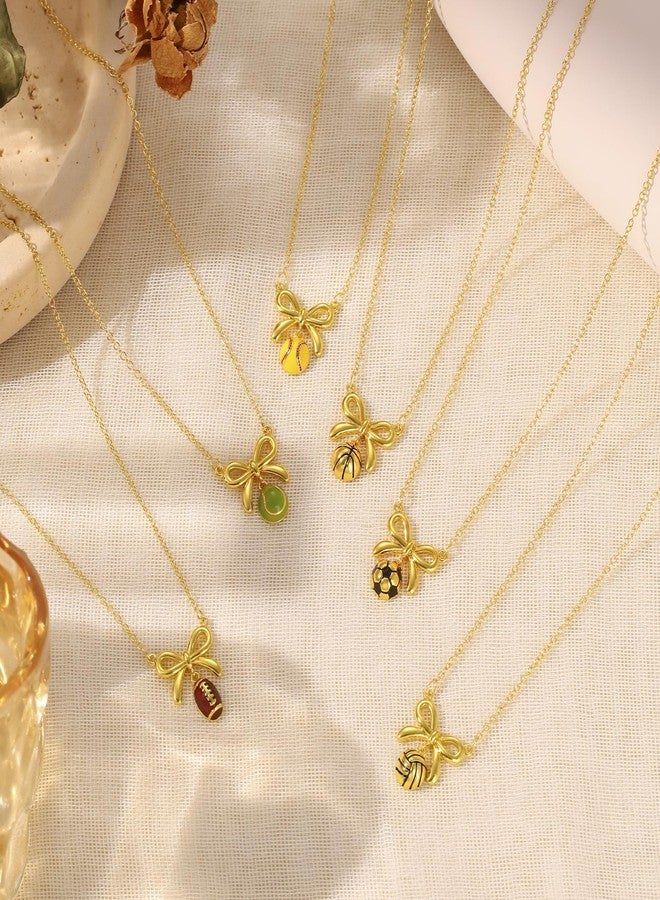 Kenailw Softball Necklace Gifts Stuff Accessories Sports Lovers Jewelry 8 12 12-14 Team Women Mom Coach Player Things Items Christmas Birthday Gift - Image 5